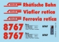 Preview: Xa-u 87XX, Schotterwagen der RhB, Decalset