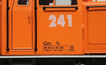 Gm 4/4 241, Weißer / schwarzer Druck, Decalset