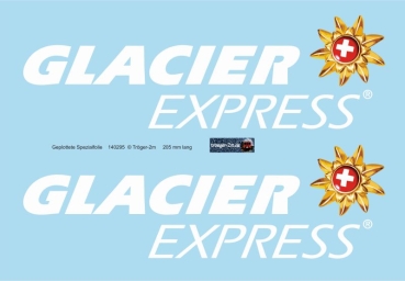 Werbung "Glacier Express", geplottet - SPUR 0