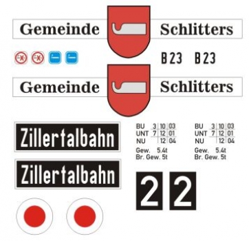 Zillertalbahn B 23 Gemeinde Schlitters