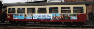 Kristall - Saunatherme Altenau -Werbung für Neubauwagen
