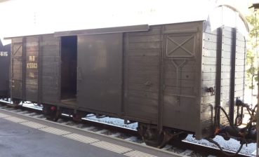 K 5563, Packwagen aus Historik Zug der RhB, Decalset