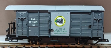 K 5563 (WN 9854) Packwagen vom "Verein Dampffreunde der Rhätischen Bahn", Decalset und Aufkleber nur für die Schiebetür!