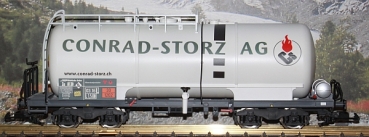 Za 8130 oder 8141 "Conrad Storz AG" Werbebeschriftung für Kesselwagen der RhB, Decalset und Plottfolie