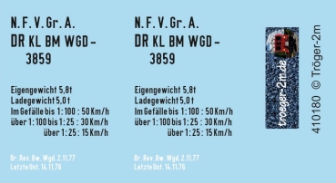 Rottenfahrzeug / SKL Schöneweide Kl 3859 Bm DR