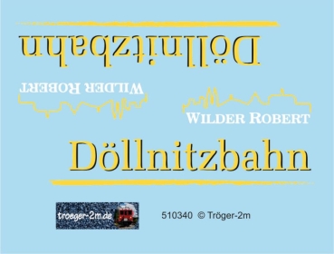 Logo Döllnitzbahn (Wilder Robert), Decalset