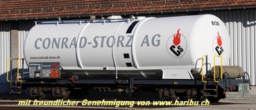 Information panel on the boiler support for RhB tank cars Za 8130