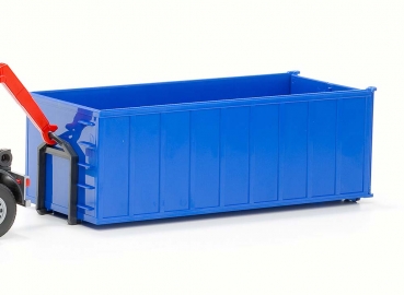 Absetzcontainer hoch blau