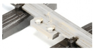 Schienenverbinder vernickelt 19 mm, 10 Stk.