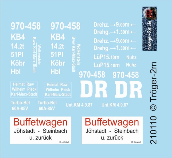 8-fenstriger Buffetwagen Jöhstadt