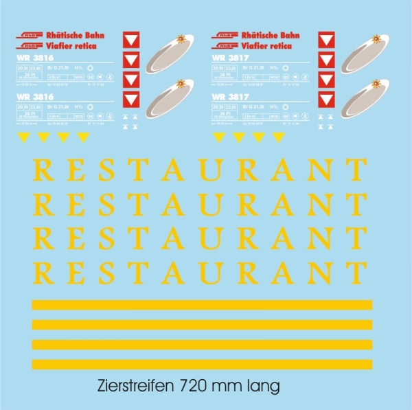 WR 3816 und 3817 Restaurant (Jumbo)