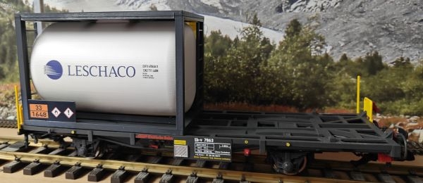 10 Fuß Tankcontainer, passend für RhB Lb-v, 3D-Druckdatei STL-Format
