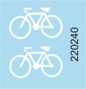 Fahrradsymbol für Packwagen