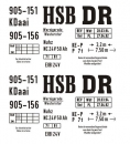 905-151, Decalset